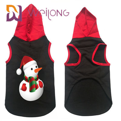 Lucu Natal Fashion Style Pet Hoodie CVC Dog Cat Pakaian Musim Dingin