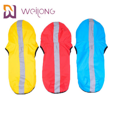 Jaket Windbreaker Anjing Tahan Air Reflektif Pet Raincoat Dengan Hood