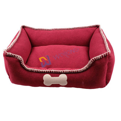 Tempat Tidur Hewan Peliharaan Pemanasan Sendiri Kucing / Anjing Dengan Bawahan Non Slip panjang 45-65cm