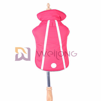 Polar Fleece Reflective Stripe Christmas Pet Jacket BSCI Untuk Luar Ruangan