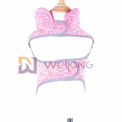 Velcro Opening Pink Fleece Pet Coat Jaket Heather Dog Sweatshirt