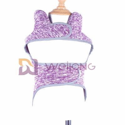 Warp Fleece Lining Dog Anxiety Vest Jaket Ungu Fleece Dog Coat