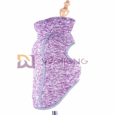 Warp Fleece Lining Dog Anxiety Vest Jaket Ungu Fleece Dog Coat