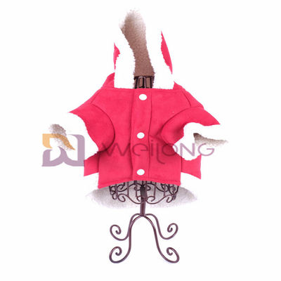 ISO9001 Meniru Kulit Hoodie Jaket Hewan Peliharaan Musim Gugur Tepi Baku Jaket Anjing Hangat