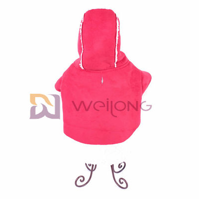 ISO9001 Meniru Kulit Hoodie Jaket Hewan Peliharaan Musim Gugur Tepi Baku Jaket Anjing Hangat