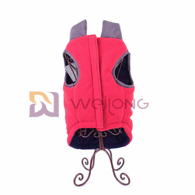 Polar Fleece Waterproof Windproof Turtleneck Pet Jaket Faux Zipper Jaket Anjing
