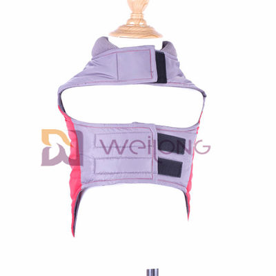 Faux Zipper Pocket Velcro Membuka Jaket Hewan Peliharaan Untuk Anjing Musim Gugur / Musim Dingin