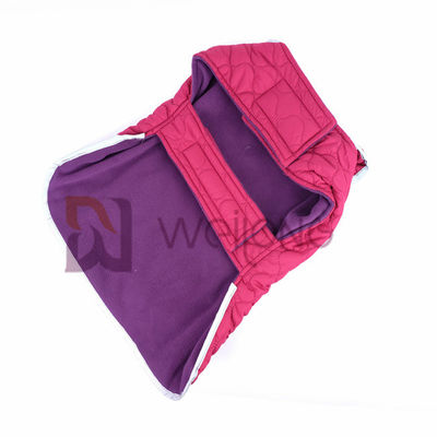 Mantel Anjing Kotak-kotak Tahan Angin Reversibel Garis Reflektif Jaket Anjing Tahan Air Poli Pongee
