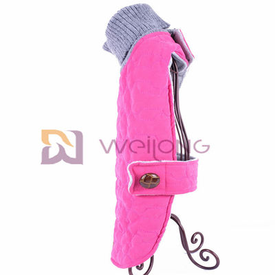 Polyester Gumpalan Kerah Rajutan Anjing Jumper Sweater WMT Untuk Anjing Hangat