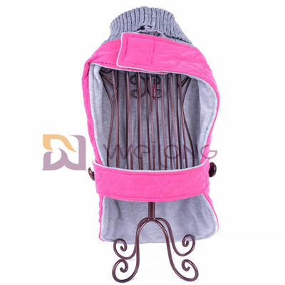Polyester Gumpalan Kerah Rajutan Anjing Jumper Sweater WMT Untuk Anjing Hangat