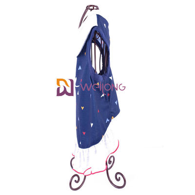 Digital Print Menyulam Pet Dress Love Poly Jersey Kustom Musim Panas Hati Tenun Kerah Anjing Dressing Gown