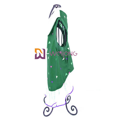 Digital Print Menyulam Pet Dress Love Poly Jersey Kustom Musim Panas Hati Tenun Kerah Anjing Dressing Gown
