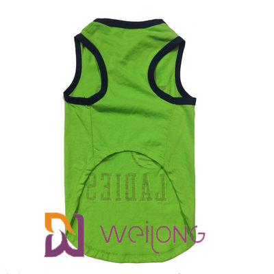 100% Katun Cetak Pohon Kelapa Elastisitas Musim Panas Pet T Shirt Hawaii Musik Dimainkan