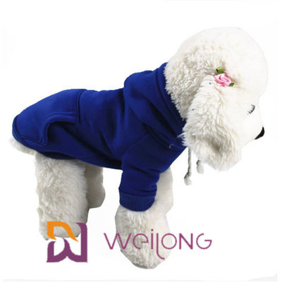 Musim Gugur / Musim Dingin BSCI Hoodie Puppy Shirts Untuk Anjing Warna yang Dapat Disesuaikan