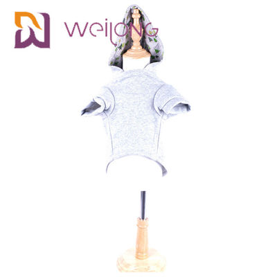 Lengan Pendek E Cat Dog Fleece Hoodie Sweatshirt Katun