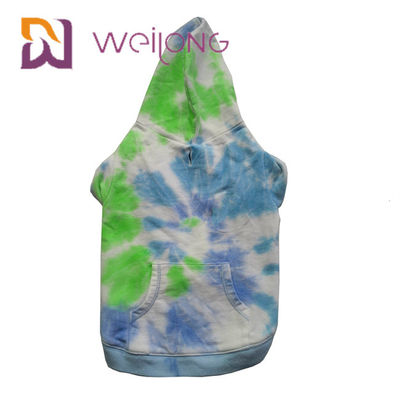 Cotton French Terry Tie - Pewarna Pet Hoodie House Dog Hoodies