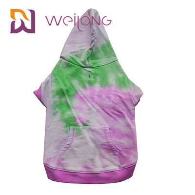Cotton French Terry Tie - Pewarna Pet Hoodie House Dog Hoodies