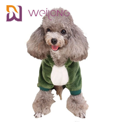 Karang Beludru Buaya Anjing Kecil Piyama Kucing Hangat Pakaian Anjing Hoodie