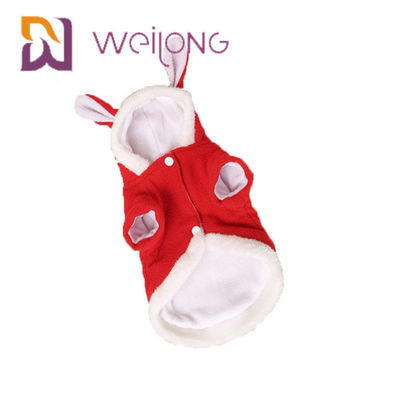 Easter Bunny Kostum Halloween Cosplay Kelinci Pet Hoodie 100% Polar Fleece Untuk Kucing Anjing