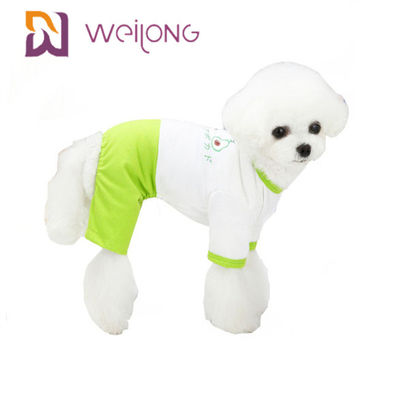 Poly French Terry Pet Piyama Rok Musim Panas Piyama Kustom Untuk Anjing Kucing