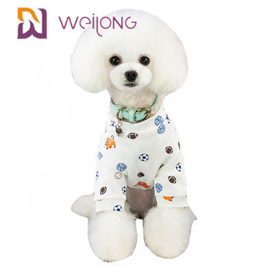 Kweilong Kustomisasi Penuh Anjing Kucing Pet Liburan Piyama Dicetak T - Shirt