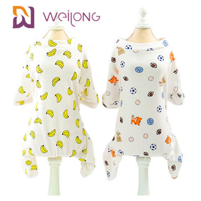 Kweilong Kustomisasi Penuh Anjing Kucing Pet Liburan Piyama Dicetak T - Shirt