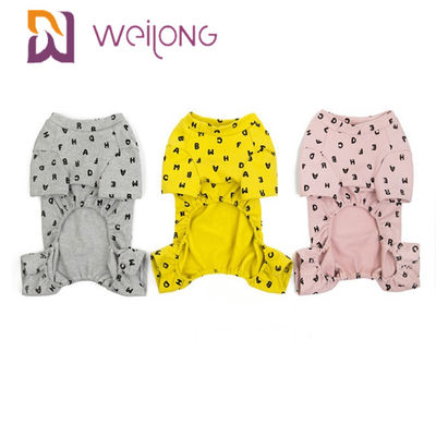 Kustomisasi Sweatshirt Musim Gugur / Musim Dingin Pet Piyama BSCI Dog Fleece Onesie