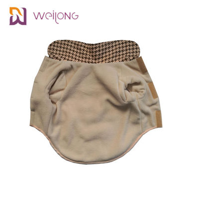Menyulam Jaket Mantel Anjing Suede Poli Disesuaikan untuk Musim Gugur / Musim Dingin