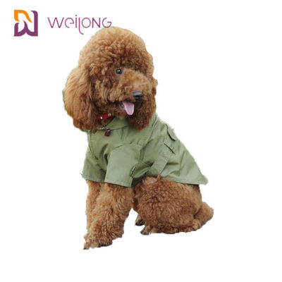 Spring Cat Wind Pet Coat Snap Pembukaan Cotton Twill Dog Trench Coat