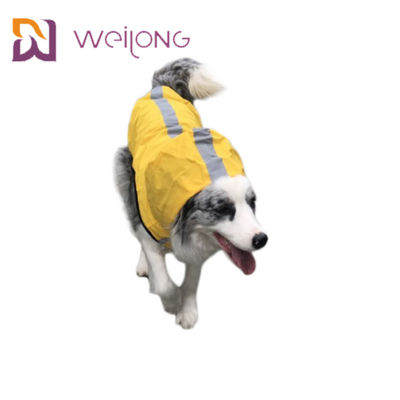 Jaket Windbreaker Anjing Tahan Air Reflektif Pet Raincoat Dengan Hood