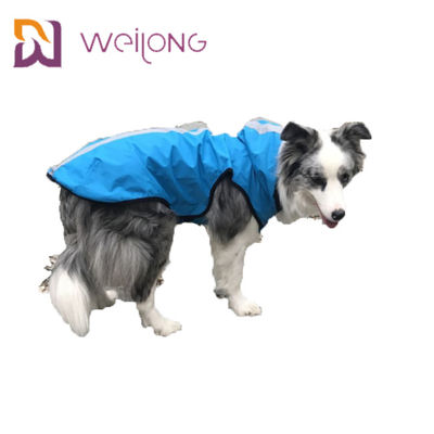 Jaket Windbreaker Anjing Tahan Air Reflektif Pet Raincoat Dengan Hood