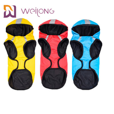 Jaket Windbreaker Anjing Tahan Air Reflektif Pet Raincoat Dengan Hood