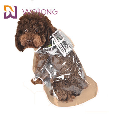 PVC Transparan Pet Raincoat Spring Summer Light Clear Dog Raincoat