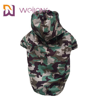 Velcro Pembukaan Camo Pet Dog Waterproof Jumpsuit Mesh Lining