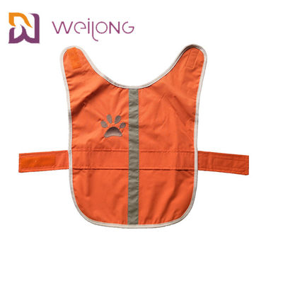 Menyulam Cetak Polar Fleece Lined Dog Jas Hujan Anjing Jas Hujan
