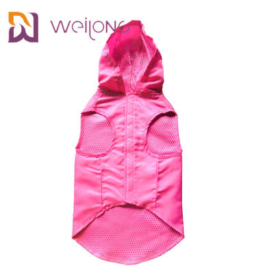 Mantel Anjing Tahan Air Besar Dengan Pembukaan Velcro Hood yang Dapat Disesuaikan