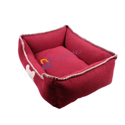 Tempat Tidur Hewan Peliharaan Pemanasan Sendiri Kucing / Anjing Dengan Bawahan Non Slip panjang 45-65cm