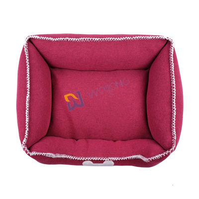 Tempat Tidur Hewan Peliharaan Pemanasan Sendiri Kucing / Anjing Dengan Bawahan Non Slip panjang 45-65cm