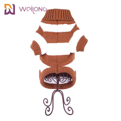 Penebalan Lembut Hangat Puppy Rajutan Jumper BSCI Dog Roll Neck Jumper