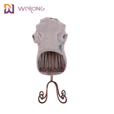 Sweater Rajutan Anjing Turtleneck Kabel Klasik BSCI Puppy Rajutan Jumper