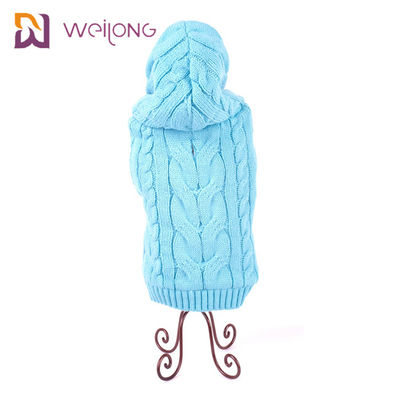 Akrilik Anjing Kain Rajut Pet Sweater Lembut Sherpa Anjing Hoodie Sweater