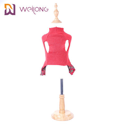 Sweater Anjing Kotak-kotak Benang Dicelup Pakaian Anjing Wol Rajutan Sweatshirt