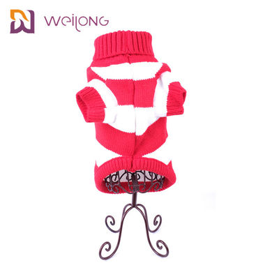 Twisted Warm Turtleneck Cable Knit Puppy Christmas Sweater Patch bordir