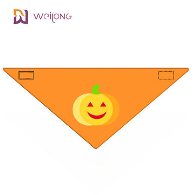 Gaya Halloween WMT Pet Bandana Cotton Poplin Panjang Belakang 15 &quot;- 24&quot; Syal Anjing Kustom