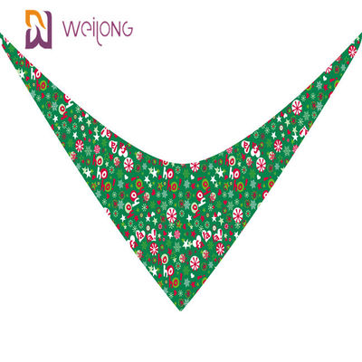 Kain Tahan Lama Premium Anjing Bandana Natal Bentuk Unik Disesuaikan Cocok