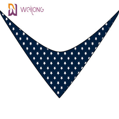 Bentuk Unik Adjustable Fit Pet Bandana Premium Durable Fabric Stars Stripes designer dog bandanas