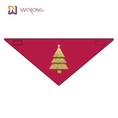 Comtim Christmas Dog Bandana Scarf Segitiga Saputangan Tawaran Untuk Anjing &amp; Kucing Kecil Menengah Besar, Dekorasi Aksesoris Hewan Peliharaan