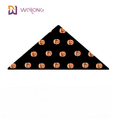 Labu Halloween Syal Anjing Bandana Segitiga Oto Aksesoris Syal Digital Printing