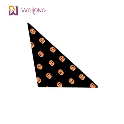 Labu Halloween Syal Anjing Bandana Segitiga Oto Aksesoris Syal Digital Printing