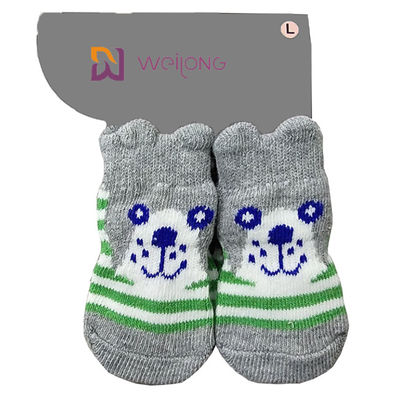 Kaus Kaki Pelindung Non Slip Untuk Dog Paw Cotton Kaus Kaki Anjing Disesuaikan Untuk Berhenti Menggaruk